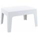 Box Resin Outdoor Center Table White