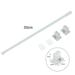 Benafini Adjustable Tension Curtain Telescopic Rod & Self Adhesive Hook for Kitchen Bath