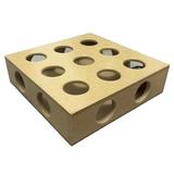 Unique Design Interactive Indoor Kitten Toy Puzzle Box Cat Peek and Play Toy Box