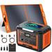 EBL Portable Power Station Solar Generator 1000W and 100W Portable Solar Panel with AC Outlets QC3.0 USB and PD60W port for Outdoor Camping Home Emergency RV/Van