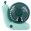 AZZAKVG Fan Desk Fan Small Fan Hand Fan Usb Fan Set Desk Fan Cute Snails Shaped Personal Fan Usb Rechargeable Handheld Fan Foldable Fan Quiet Small Fan For Outdoor