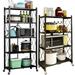 4-Tier+5-Tier Storage Shelving Units Heavy Duty Metal Shelf Foldable Shelf with Wheels Garage Shelf Rack Heavy Duty Pantry Organizer Heavy Duty Steel Rack Storage Shelves Kitchen Shelf Rack