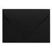 Darling Souvenir A7 Black High Quality Invitation Envelopes (5 1/4 x 7 1/4) Euro V-Flap 80 LBS Ideal for Weddings Birthday Invitations Baby Shower Greeting Cards -Packs & Colors Available