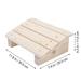 Office Desk Footrest 1pc Office Desk Bathroom Foot Rest Bench Tilted Wooden Foot Rest Stool