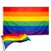 Rainbow Pride Flag 3x5 Feet Outdoor-LGBTQ Flags Pride Flag Sewn Stripes Vivid Color Heavy Duty Polyester Flags for Sale