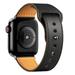 YuiYuKa PU Leather Strap Compatible with Apple Watch Bands 45mm 49mm 40mm 41mm 40mm 42mm 38mm Accessorie PU Leather Wristband Correa Bracelet iWatch Series 8 3 4 5 6 SE 7 9 Ultra Black