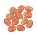 XIUH Garden Pebbles Glow Stones Rocks Luminous Pebbles For Walkways Outdoor Decoration Orange