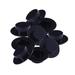 50pcs Handcraft Mini Clown Hat Decoration Christmas Decorative Plastic Hat DIY Material Size M(Black)