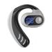 Wireless Earbuds Bluetooth Headphones Noise Cancelling Earbuds Wearable Stereo Digital Display Hanging Ear Type Large Capacity Battery Single Ear Car Business 5.2 Bluetooth Headset type-c