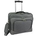 World Traveler Rolling 17-inch Laptop Case - Grey