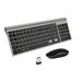 Wireless Keyboard Mouse Combo Compact Full Size Wireless Keyboard and Mouse Set Ultra-Thin Sleek Design for Windows Computer Desktop PC Notebook