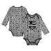 Infant Gray Los Angeles Kings Dynamic Defender Long Sleeve Bodysuit