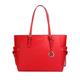 Michael Michael Kors Michael Kors Gilly Large Jet Set Drawstring Top Zip Tote (Bright Red), Bright Red