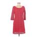 Beth Bowley Casual Dress: Red Dresses - Women's Size 8