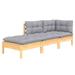 Latitude Run® Holcey 25" Wide Outdoor Patio Sofa with Cushions Wood in Brown | 24.6 H x 25 W x 25 D in | Wayfair 58B7719ADC3A478CAC72999009AEFCEF