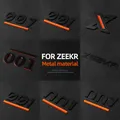 For ZEEKR 001/007/X Black Car Markers Car Modification Blacking Markers Rear End Markers Header