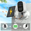 1080P Solar IP Camera Outdoor Rechargeable Battery WIFI Wireless Camera PIR Motion Security Camera