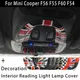 Union Jack Car Interior Roof Reading Light Lamp Sticker Cover For MINI Cooper F56 F55 Countryman F60