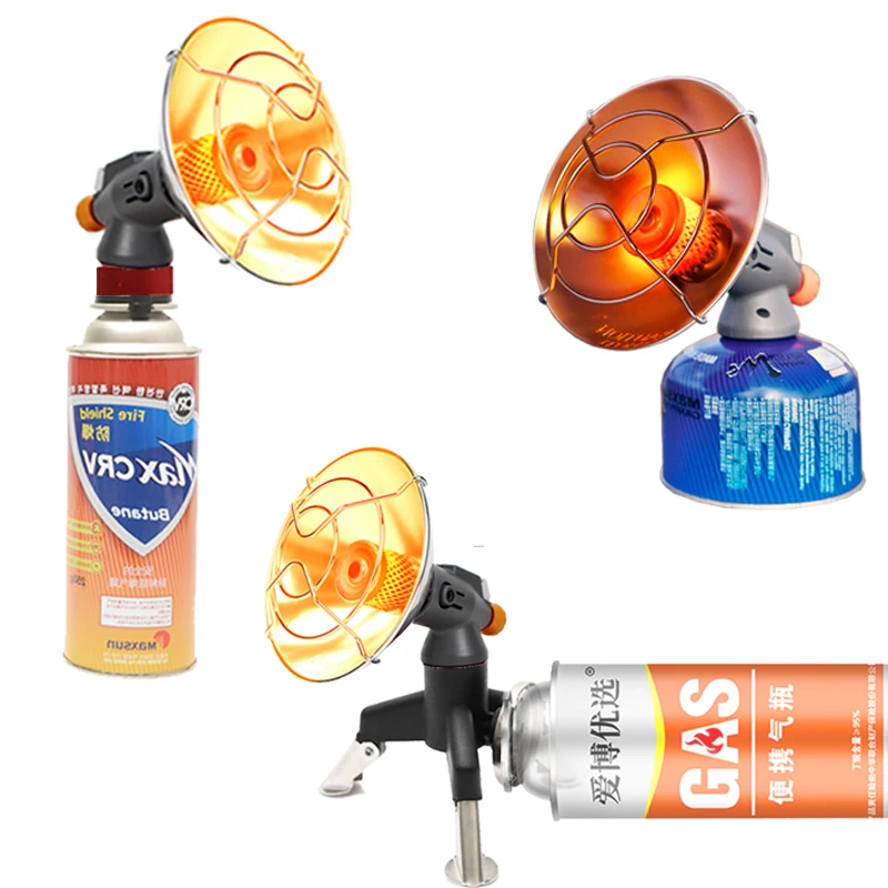 Outdoor Mini Tragbare Winter Flasche Gas Heizung Reisen Camping Wandern Picknick BBQ Angeln Rucksackwärmer Zelt Erwärmung VIP Image