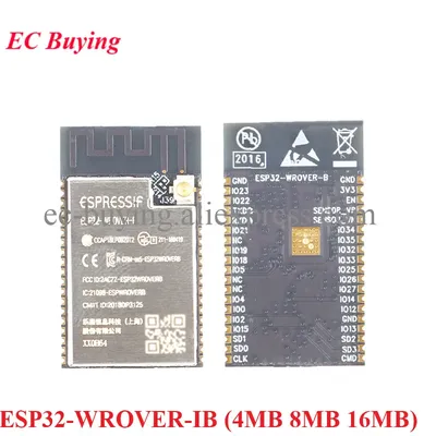 ESP32-WROVER-IB N4R8 N16R8 4 MB 8 MB 16 MB Flash Dual-core Wifi Wireless BT Bluetooth-kompatibel LE MCU Modul ESP32 WROVER IB IOT Image