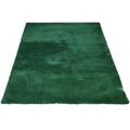 Hochflor-Teppich MY HOME "Microfaser Teppich Magong" Teppiche Gr. B/L: 240 cm x 320 cm, 25 mm, 1 St., grün (dunkelgrün) Esszimmerteppiche Wohnzimmer, Schlafzimmer, Kinderzimmer, auch rund und als Läufer