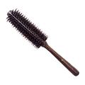 Natural Bristles Hair Brush Round Curling Combs with Wood Handle for Hair Drying Styling Curling 8867-16