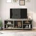 Simple 70" TV Stand, with Open Shelves Industrial TV Console Table for Living Room Bedroom Media Entertainment Center
