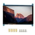 7-Inch LCD 1024x600 Ultra HD Display Screen Capacitive Touch Screen for Pi for Computer Monitor Support for Win7 / Win8 / Win10 System