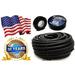 American Terminal ASLT14 10 + Electrical Tape 10 feet 1/4 split loom wire tubing hose cover auto home marine + electrical tape