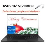 ASUS Vivobook 16 Laptop 16 WUXGA Display Intel Core i5-1235U(10 Cores) 8GB RAM 512GB SSD Intel UHD Graphics Wi-Fi Bluetooth Windows 11 Home Bundle With Cefesfy USBHUB