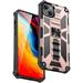 Decase for Apple iPhone 15 Plus Heavy Duty Case Compatible with Magnetic Car Mount [Military Grade Drop Protection]Hybrid Dual Layer Protective Cover Built-in Kickstand for iPhone 15 Plus - Rosegold