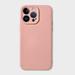 Feishell for iPhone 13 Pro Case Soft Silicone Rubber Case with Anti-Scratch Microfiber Lining Shockproof Slim Thin Drop Protection Durable Phone Case for iPhone 13 Pro 6.1 inch Pink