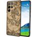 Compatible with Samsung Galaxy S23 Ultra Phone Case Antique-world-map-treasures-4 Case Silicone Protective for Teen Girl Boy Case for Samsung Galaxy S23 Ultra