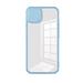 Ybeauty Phone Protector Convenient Plastic Anti-Scratch Smartphone Case Clear Blue for iPhone 12 Pro