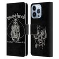 Head Case Designs Officially Licensed Motorhead Graphics Ace Of Spades Lemmy Leather Book Wallet Case Cover Compatible with Apple iPhone 13 Pro