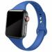 LEIXIUER Slim Silicone strap Compatible with Apple watch Bands 38mm 40mm 41mm 44mm 45mm 42mm Ultra 49mm for iWatch Series 8 7 SE 6 5 4 3 2 1 Silicone Sport wrsitband bracelet correa