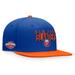 Men's Fanatics Branded Royal/Orange New York Islanders Fundamental Colorblocked Snapback Hat