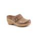 Wide Width Women's Macintyre Casual Mule by SoftWalk in Taupe (Size 10 W)