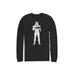 Men's Big & Tall Mummy Trooper Long Sleeve Tee by Star Wars in Black (Size XXLT)