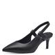 s.Oliver Damen Slingpumps Spitz mit Stilettoabsatz, Schwarz (Black), 41