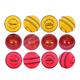 Kosma Cricket Incrediball Practice Balls (12 Pc – 4Pc each Red, Yellow, Pink) Real Bounce Enable Players to Develop their playing Skills without the Risk of Injury | Traditional Coaching Cricket Ball