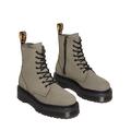 DR. MARTENS Unisex 8 Eye Boots, Nickel Grey Milled Nubuck Wp, 36 EU