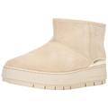 Tommy Hilfiger Damen METALLIC Suede Snowboot FW0FW07850 Knöchelhohe Stiefel, Beige (White Clay), 42 EU