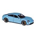 QCHIAN Die-cast alloy car model For:Porsche Taycan Turbo S Alloy Model 1:24 Simulation Car Ornament Collection For friends and family (Color : B)