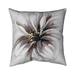 Purple Orchid Floral Square Throw Pillow Polyester/Polyfill blend Begin Edition International Inc | 20 H x 20 W x 5.75 D in | Wayfair