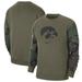 Men's Nike Olive Iowa Hawkeyes Military Pack Club Pullover Sweatshirt
