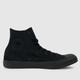 Converse all star hi warm trainers in black