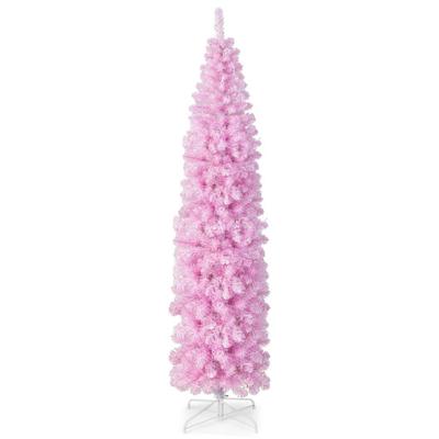 Costway 5/6/7 FT Pre-lit Artificial Christmas Tree...