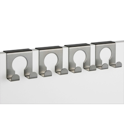 Haushalt International 4er Set Türhaken Kleiderhaken Türgarderobe Image