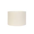 Abat-jour cylindrique textile blanc Ø50x38cm